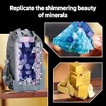 LEGO Ideas Mineral Collection Building Set for Adults, Ages 18+ - Bedroom or Office Decor with 3 Display Shelves - Unique Gift Idea for Men & Women - 21362