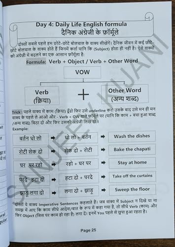 Image of Spoken English Book in Hindi for Beginners | 45 Days English Speaking Course | Spoken English Brahmastra Trick | English Sentences, Vocabulary & ... Kijani & Preeti Mam | Sanreeti Academy