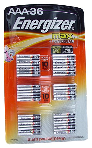 Energizer Max AAA Alkaline Batteries, 36 Count
