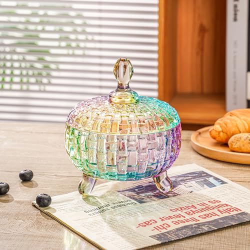 Bocal de cuisine en verre 685ml incassable transparent avec couvercle table - 4