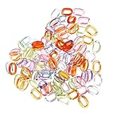 Schnellverbindungsverbinder – aus erstklassigen acrylmaterialien gefertigt, langlebig, diese verbindungsringe sind nicht leicht zu verformen und zu verblassen und können für eine lange zeit verwendet werden.