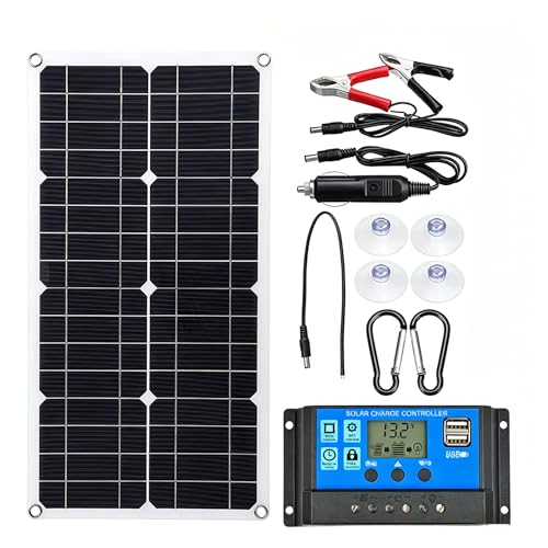 Kit panneau solaire flexible monocristallin de qualité supérieure avec accessoires