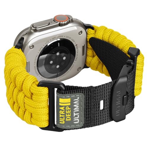 Bracelet paracorde Apple Watch 49mm taillé pour l'outdoor et le trail
