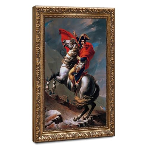 Napoleon Crossing The Alps poster grand format pour sublimer un salon ou bureau