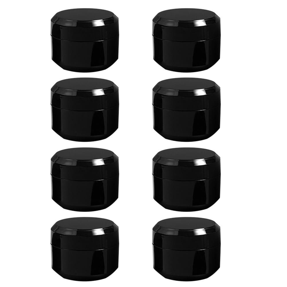 Pots à crème vides de 5g en lot de 8 noirs FOMIYES pour cosmétiques