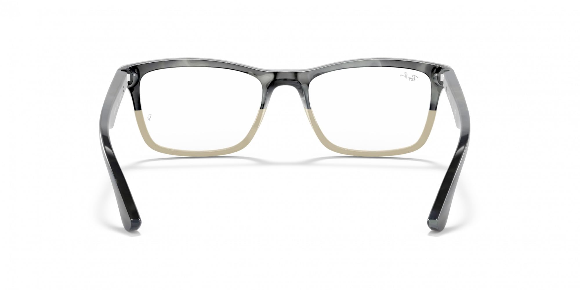 Ray-Ban Rx5279 kwadratowe oprawki do okularów korekcyjnych, Szary róg Gradient Szary/Demo Soczewka, 55 mm