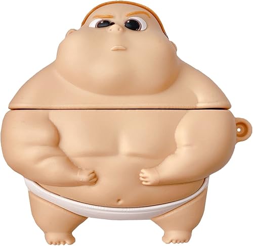 Compatible con Beats Studio Buds 2021 Cute Character Case Cover Accesorios Silicona Skin 3D Cool Cartoons Case con llavero para mujeres, niñas,