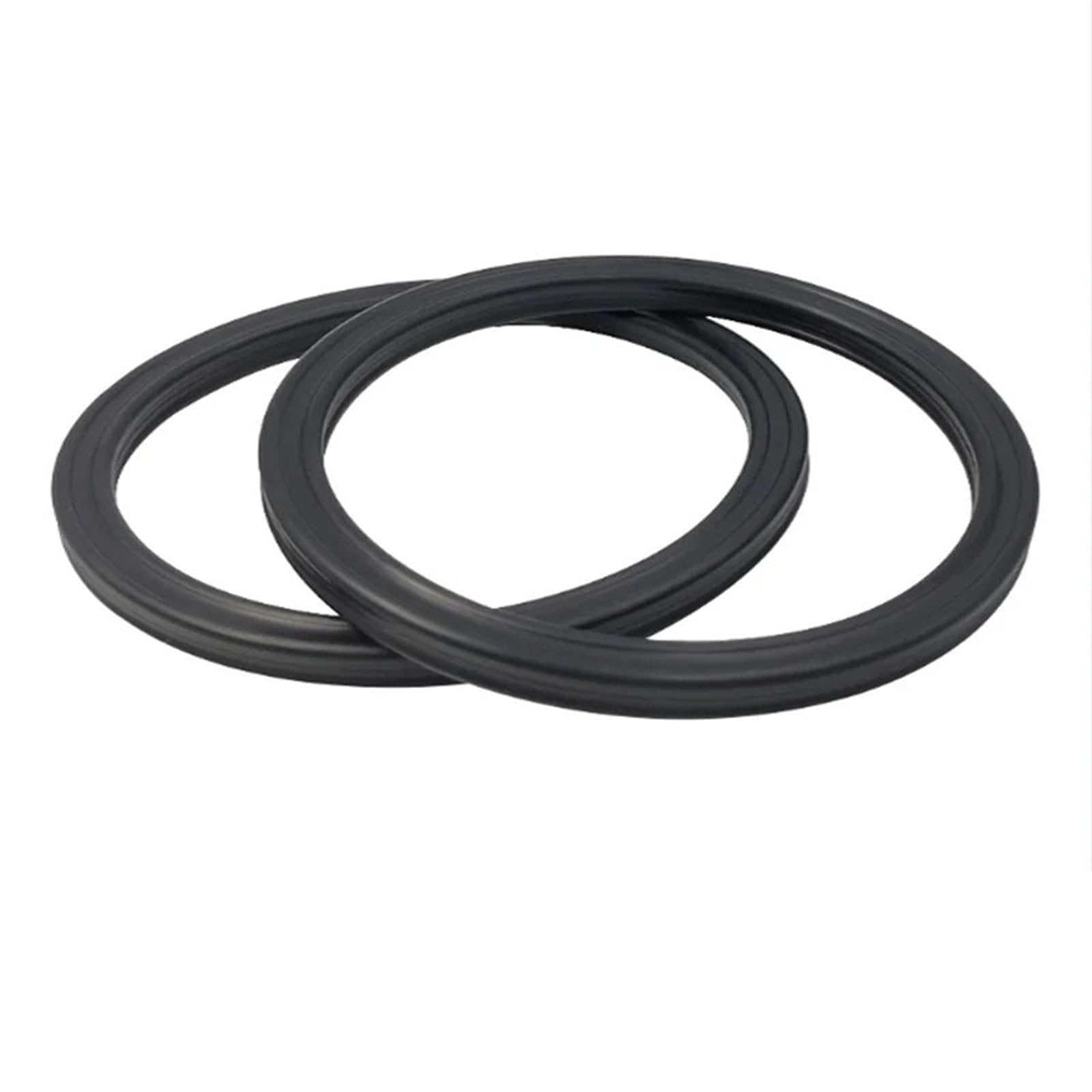 Anello a X in NBR nero, quattro anelli di tenuta a labbro, gomma nitrilica, per cilindri idraulici, pistoni, bielle. Diametro interno 4,34-456,06 mm (dimensioni: 278,99 x 3,53 (1 pezzo))