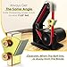 Feekoon Knife Sharpening Angle Guide for 1 x 30 Belt Sander, Adjustable Angle Guide from 10 to 45, Blade Sharpener Jig Sharp Universal Knife Angles Guides, Sharpen Exact angles(2 Pcs,into & Away Belt)