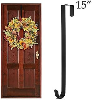 Wish Wreath Hanger Over-The-Door Hook for Hanging Hats, Coats, Towels, Wreaths and Decorations