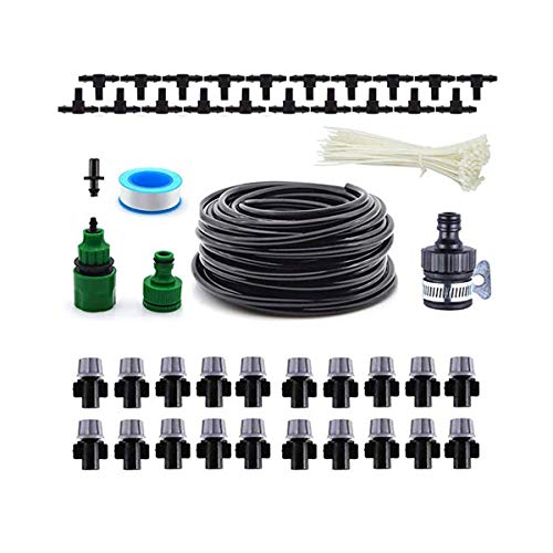 Preisvergleich Produktbild ForeWan Tropfsystem, Bewässerungs-Tropf-Set, Gartensprinkler-System, Tropfschnur, Gewächshaus, Pflanzenzubehör für Blumenladen und Rasen