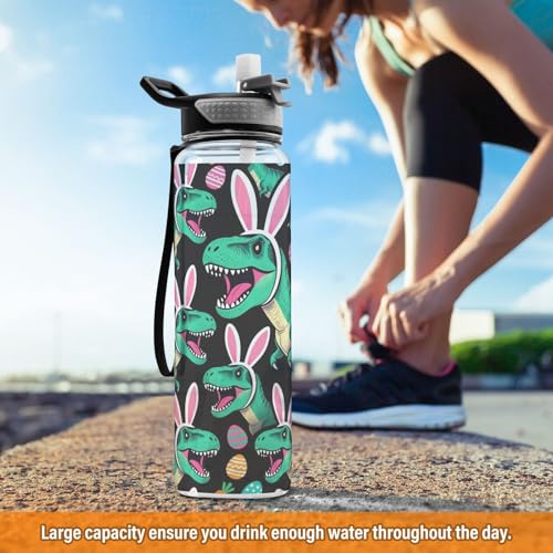 Botella para niños con dinosaurio de Pascua ideal como regalo portátil 7