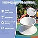360° Rotating Gyro Spun Chair, Spinning Chair for Kids, Spinning Swivel Design for Backyard Fun and Outdoor Play Playground or Mall (White)