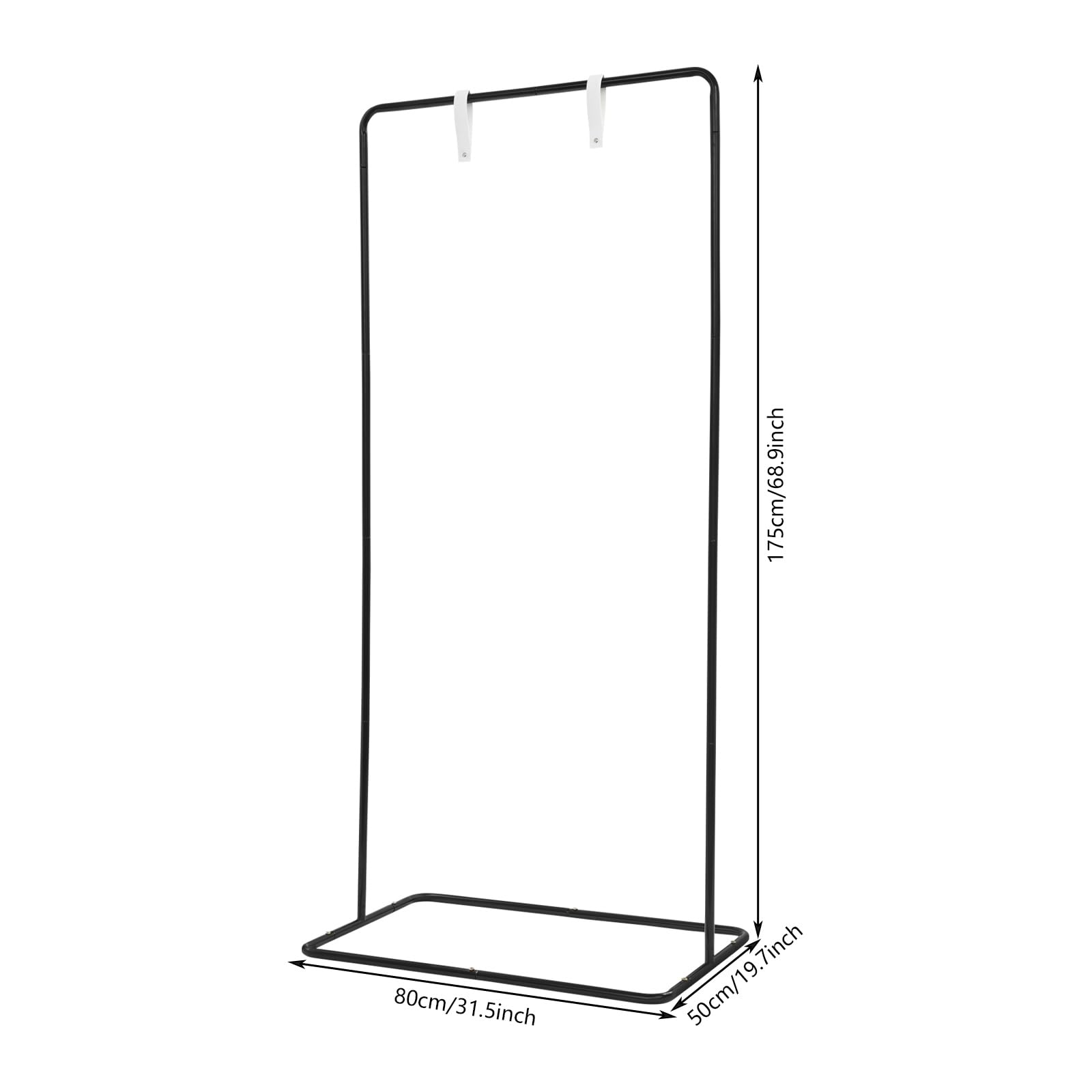 Hochzeitsschilder Ständer, Schwarz Eisen Halter für Hochzeitsschilder Höhenverstellbar 175x80x50cm mit Lederschnalle Begrüßungsschild Ständer für Hochzeit Party Veranstaltungen