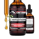Premium Ashwagandha Spagyric Tincture - Organic Extract - Hormone and Immune System Support, Stabilizes Blood Sugar and Cholesterol, Reduces Stress - (2 fl oz)