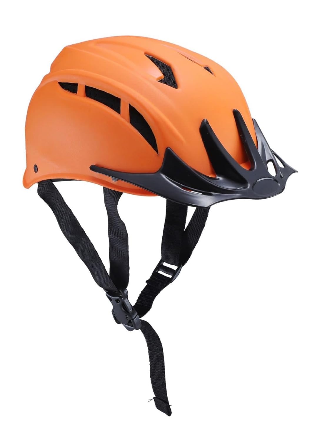 Bicycle Helmet with Sun Visor Suitable for Kids, Boys and Girls up to 10 Years | Multicolor :- (Orange)-picture-26