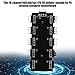 Heayzoki RGB LED Splitter Hub, Computer 10-Channel RGB Hub PC Motherboard RGB Fan Extension Cable, for PC Desktop Computer Motherboard(12V 4-Pin)