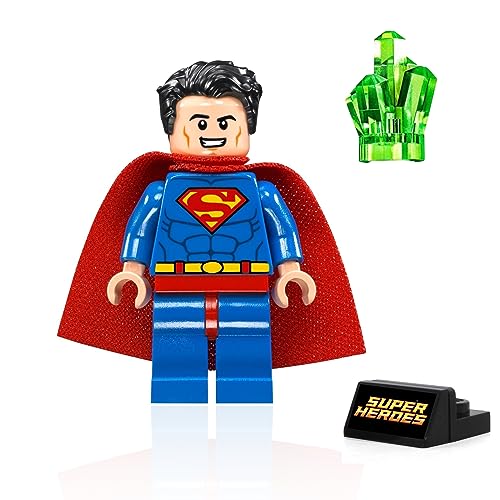 DC Super Heroes Minifigure - Superman (with Kryptonite and Display Stand) 76096 - Lego - Immagine 5