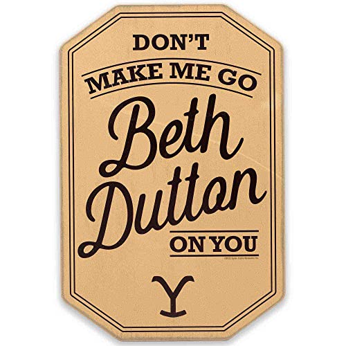 Décoration bois Yellowstone Beth Dutton, une plaque murale rustique de qualité supérieure - 2