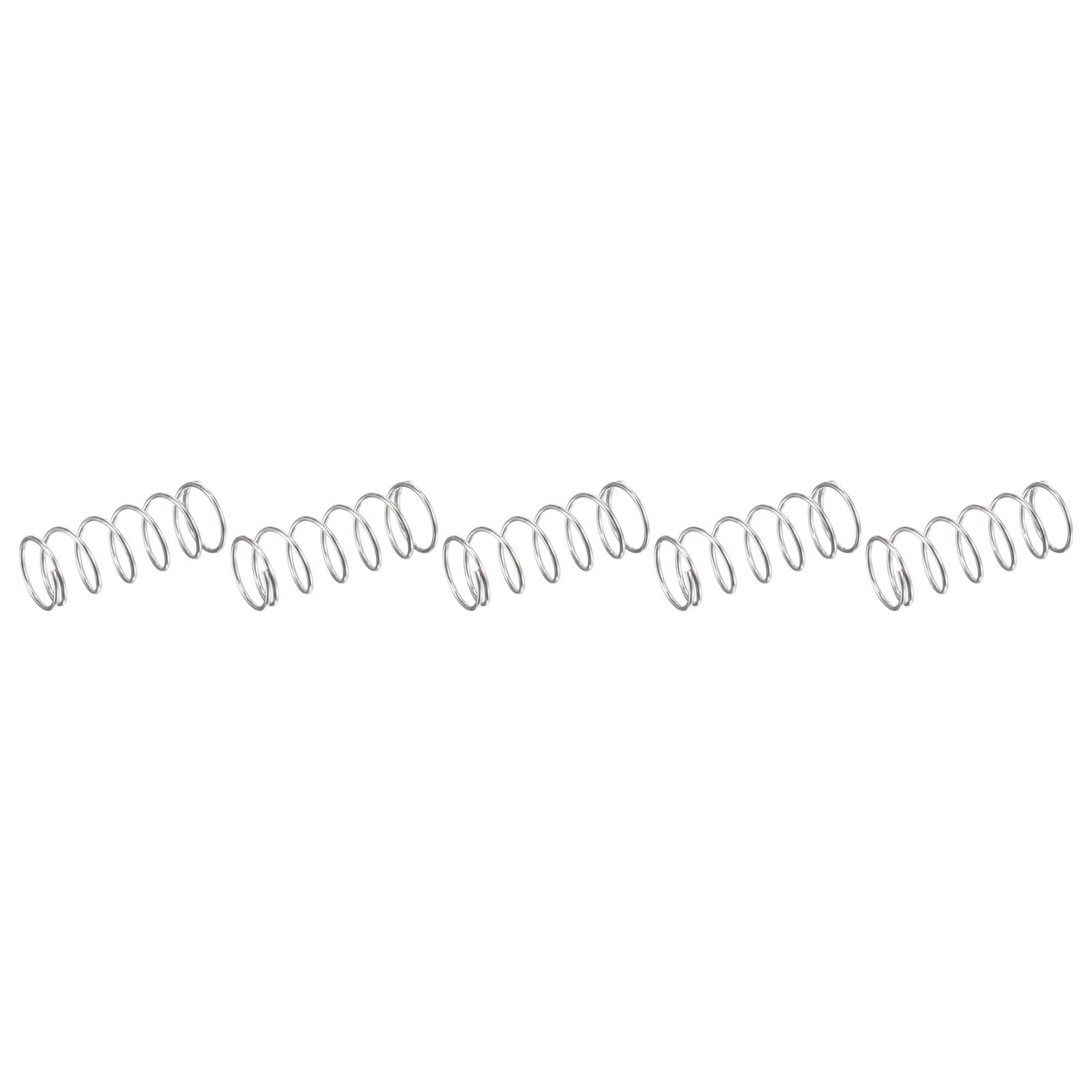 METALLIXITY Compression Springs (1x16mm OD,40mm Free Length) 5Pcs, 304 Stainless Steel Extension Spring - for Shop Home Repairs, DIY Projects, Silver Tone — Amazon image 16