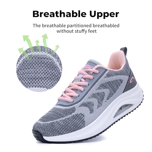 Image of IIV Women's Walking Shoes | Arch Support Orthotic Tennis Shoes | Plantar Fasciitis Sneakers for Pain Relief