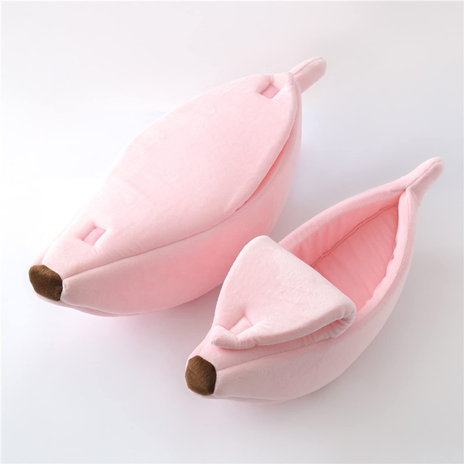 AOKID Banana Shape Dog Bed Cat Beds for Indoor Cats Super Soft Cozy Pet Bed for Small Cats