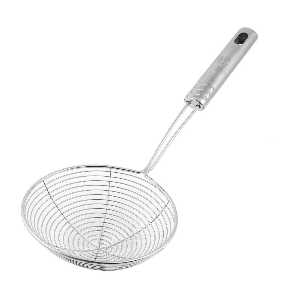 1PC Kitchen Skimmer Spider Skimmer Multi Function Metal Cookware Net Portable Skimmer Baking Frying Filter at Skim Spoon Noodle Strainer Tool