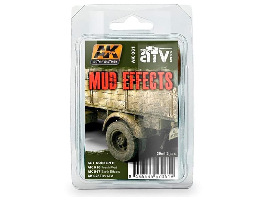 Mud Effects Enamel Paint Set (16, 17, 23)
