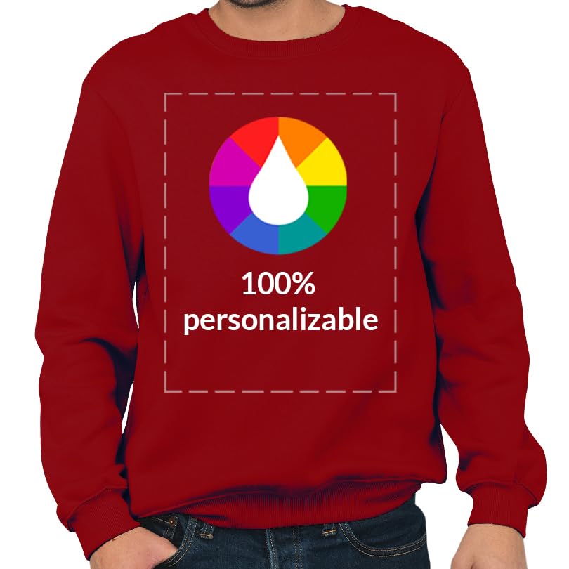 Genérico Sudadera Jersey Personalizable · con Tus Fotos y Textos