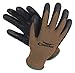 CONDOR 4NMP6 Palm-Coated Glove, Brown/Black, M, PR