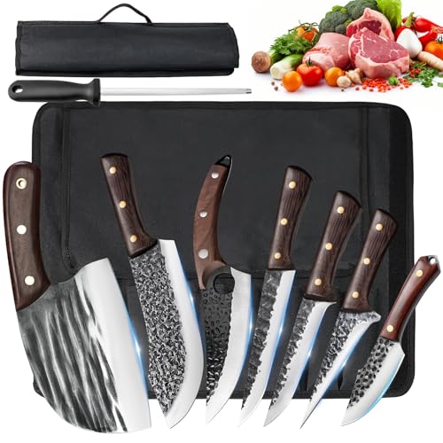 ZENG 8-Piece Butcher Knife Set