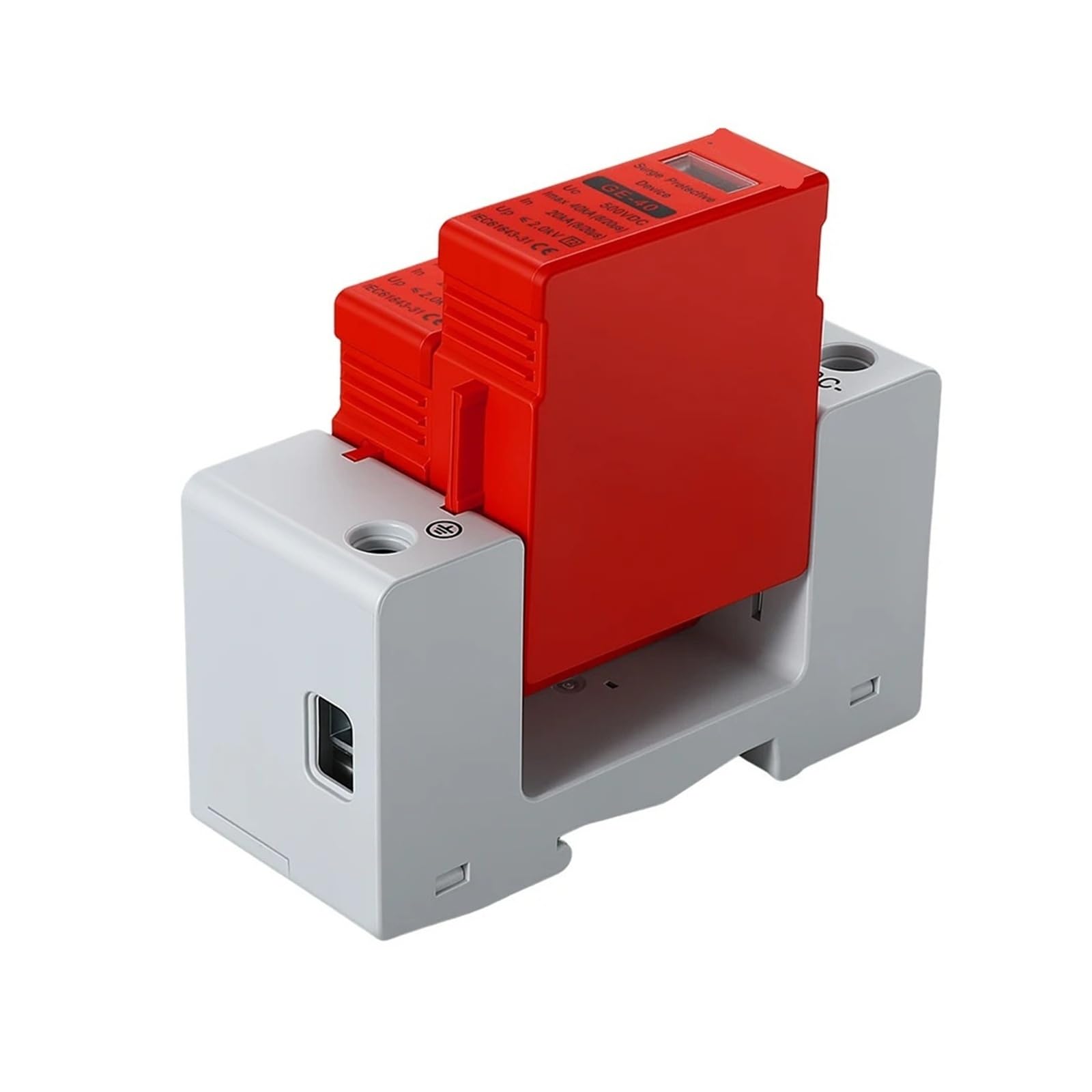 Urządzenie przeciwprzepięciowe do domu, 1 sztuka, 20KA ~ 40KA DC 600/800/1000V 10KA ~ 20KA, niskonapięciowe urządzenie chroniące przed przepięciem