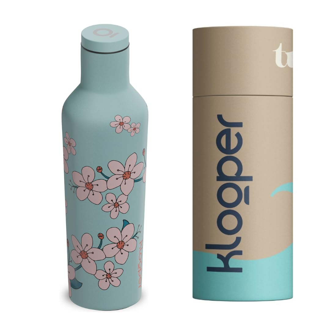 Klooper Insulated Bottle Sakura (Floral), 500ML | Stainless Steel 304 Bottle | Thermosteel Hot and Cold Steel Water Bottle | Kids Bottle |Sports Bottle | Gym Bottle |Travel Bottle (B0CH4T74LX) Amazon Price History, Amazon Price Tracker