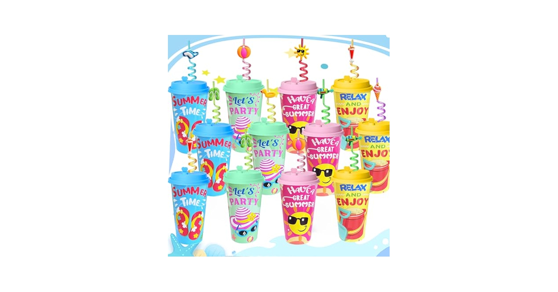 Amazon.com: FZR Legend 48Pcs Pool Beach Birthday Party