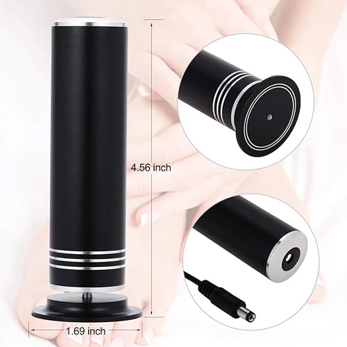 Miniatura 7 de Removedor de callos eléctrico mejorado para pies (velocidad ajustable) lima eléctrica profesional para pies lijadora de pies moledora de pies para