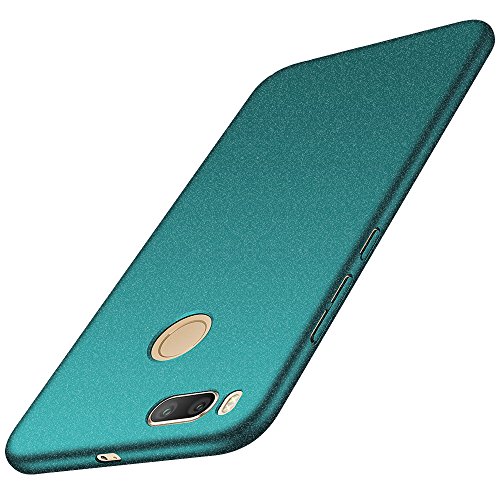 Anccer Funda Xiaomi Mi 5X / Xiaomi Mi A1, Ultra Slim Anti-Rasguño y Resistente Huellas Dactilares Totalmente Protectora Caso de Duro Cover Case (Grava Verde)
