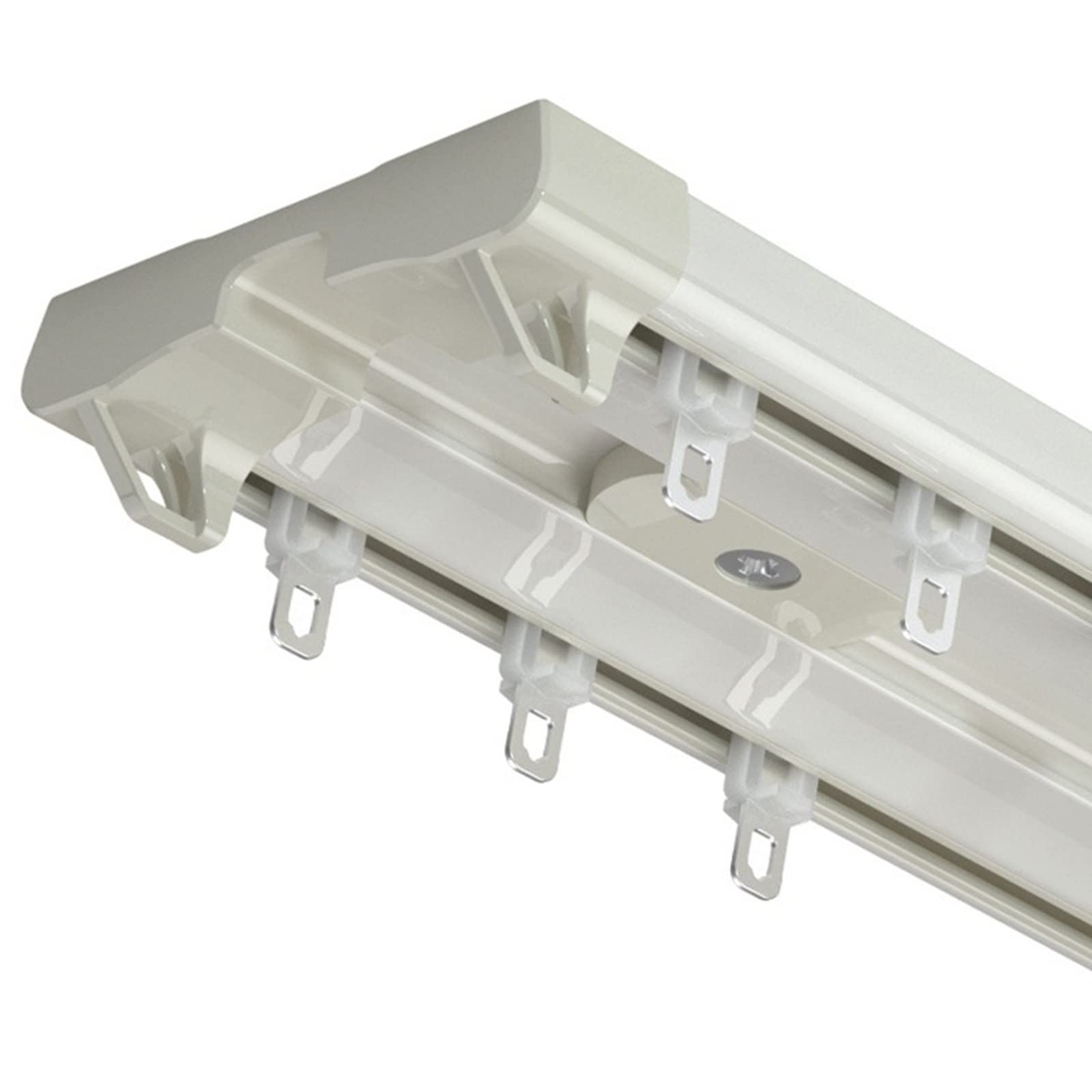 Tringle à rideau séparation pièce sans percer les murs double rail plafond alu