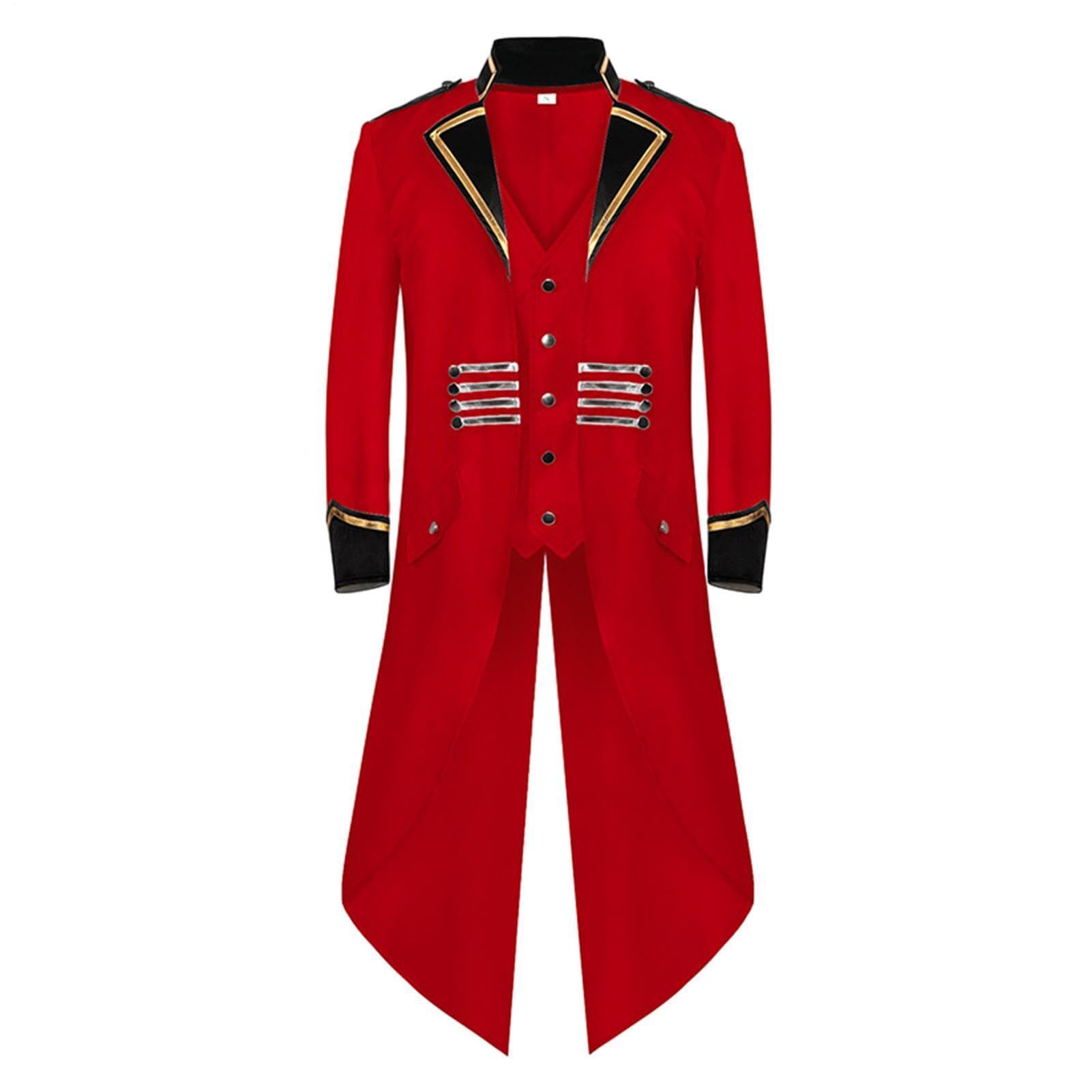 Steampunk Costume - Chaqueta vintage de longitud media