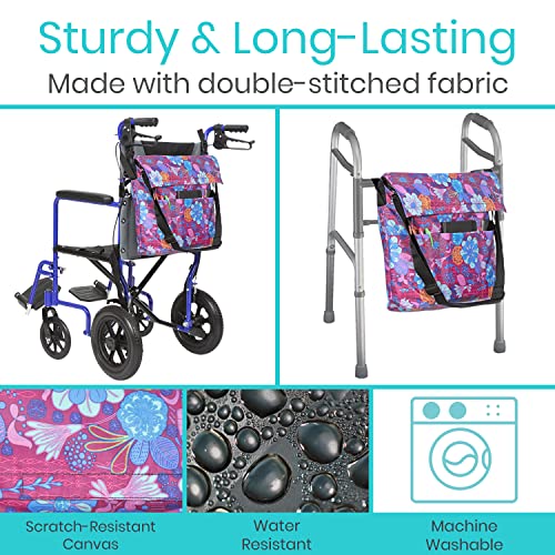 image for Vive XL Wheelchair Bag - Waterproof, Scratch-Resistant, Double-Stitche