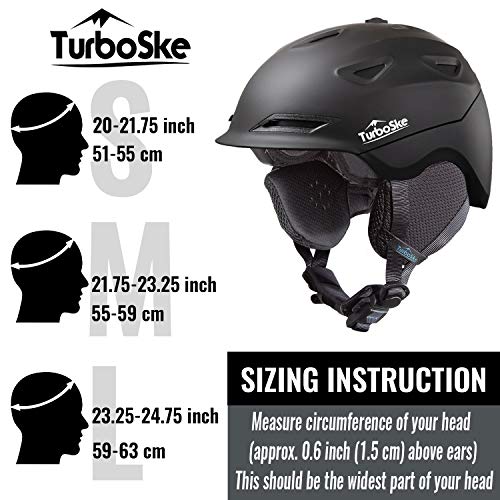 Image of Ski Helmet Snowboard Helmet - Active Ventilation Audio Compatible Snow Sports Luxury Helmet with ASTM Certified Safety for Men Women and Youth