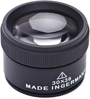 Magnifying Glasses 30X 36mm HD Magnifying Glass Optical Glass Lens Loupe Magnifier Mini Pocket Magnifier Handheld Coin Stamps Jewelry Loupe