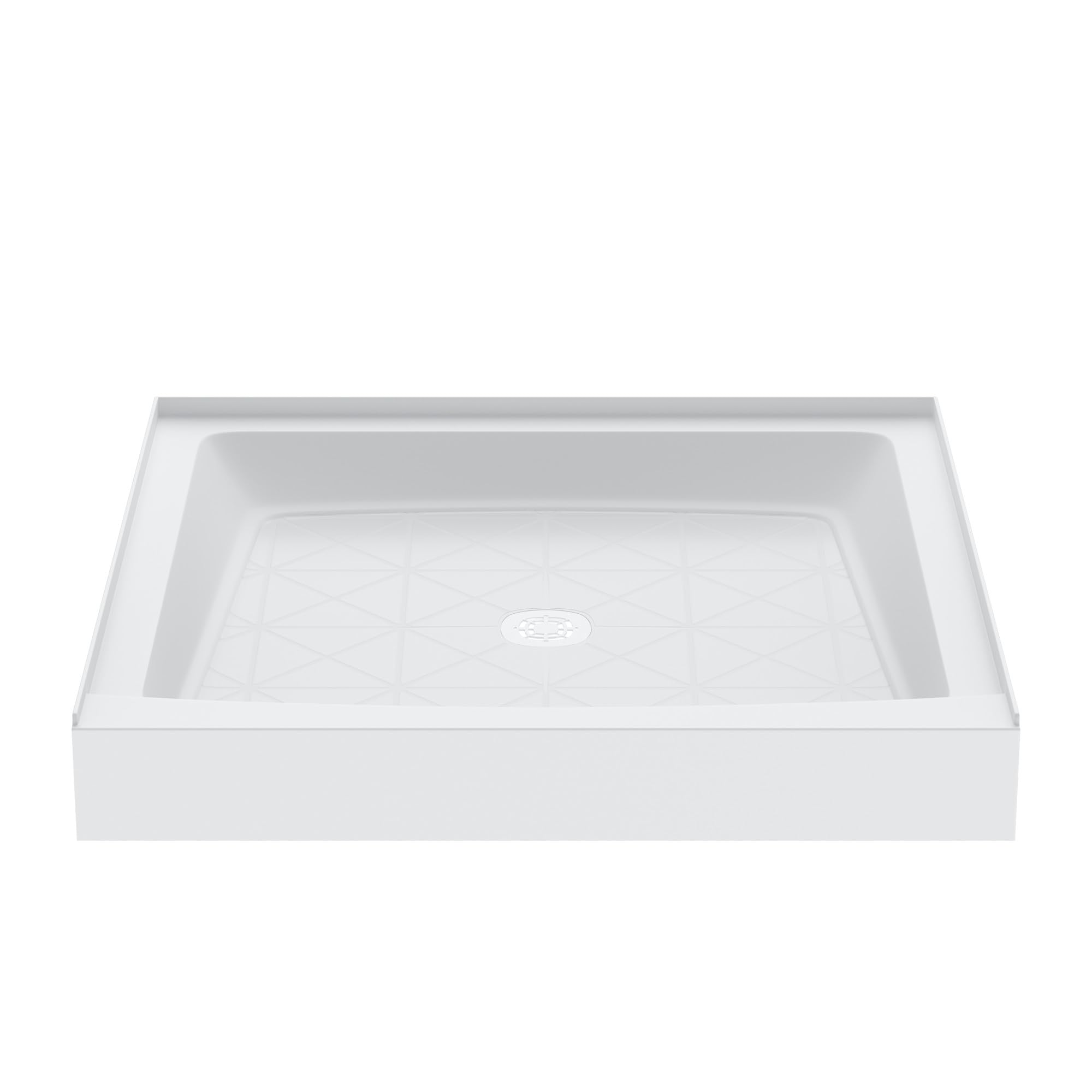 PROFLO PFSB3434 Morenci 34" x 34" Square Shower Base with Single Threshold and Center Drain - White