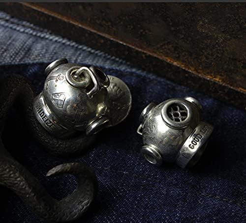 Seaman S925 シルバー レトロ 純真鍮 キーチェーン フック アクセサリー キーチェーン ハンドメイド 銅 キーリング 財