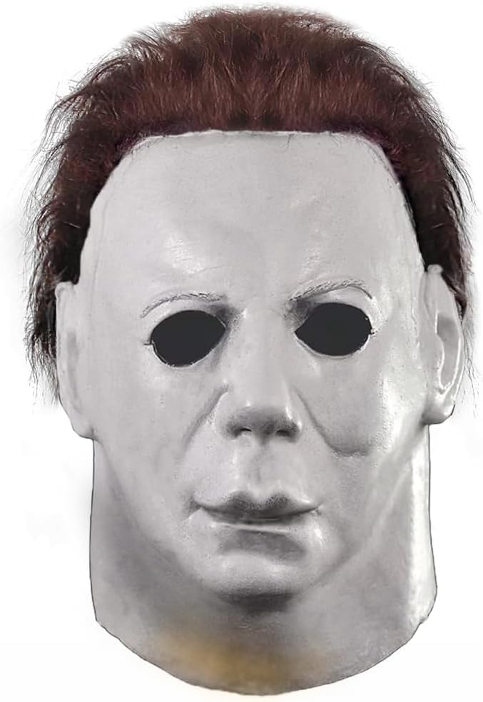 MaooyeMichael Myers Mask, Halloween Movie Horror Killer Latex Mask, Michael Myers Costume Props for Cosplay