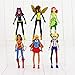 Modelo De Anime6 Unids/Lote Mujer Héroes Figura Muñeca Mujer Maravilla Supergirl Veneno Hiedra Belleza Modelo De Juguete para Niñas 14-15 Cm