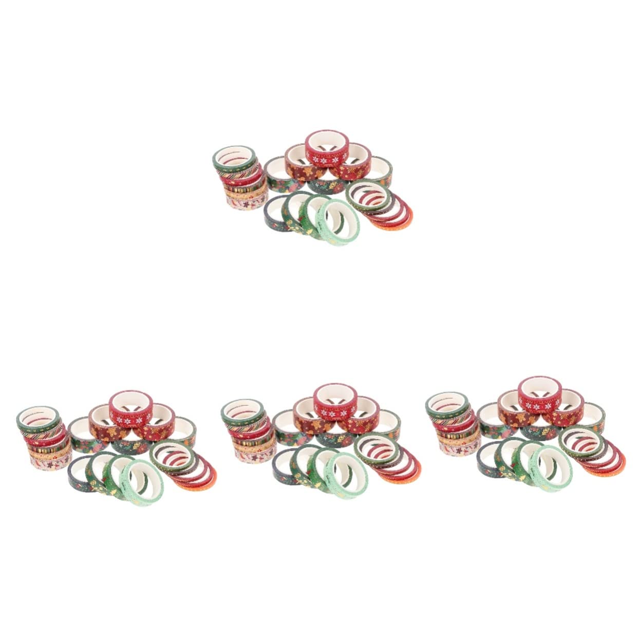 TEHAUX 84rollen Washi Tape Für Weihnachten Dekorative Klebebänder Mit Cartoon-design Für Scrapbooking -projekte Und Weihnachtliche Motive Einfach Zu Schneiden