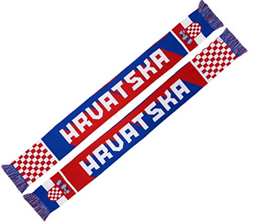 image for Euroscarves National Soccer High-Definition HD Knit Scarf (Croatia), R