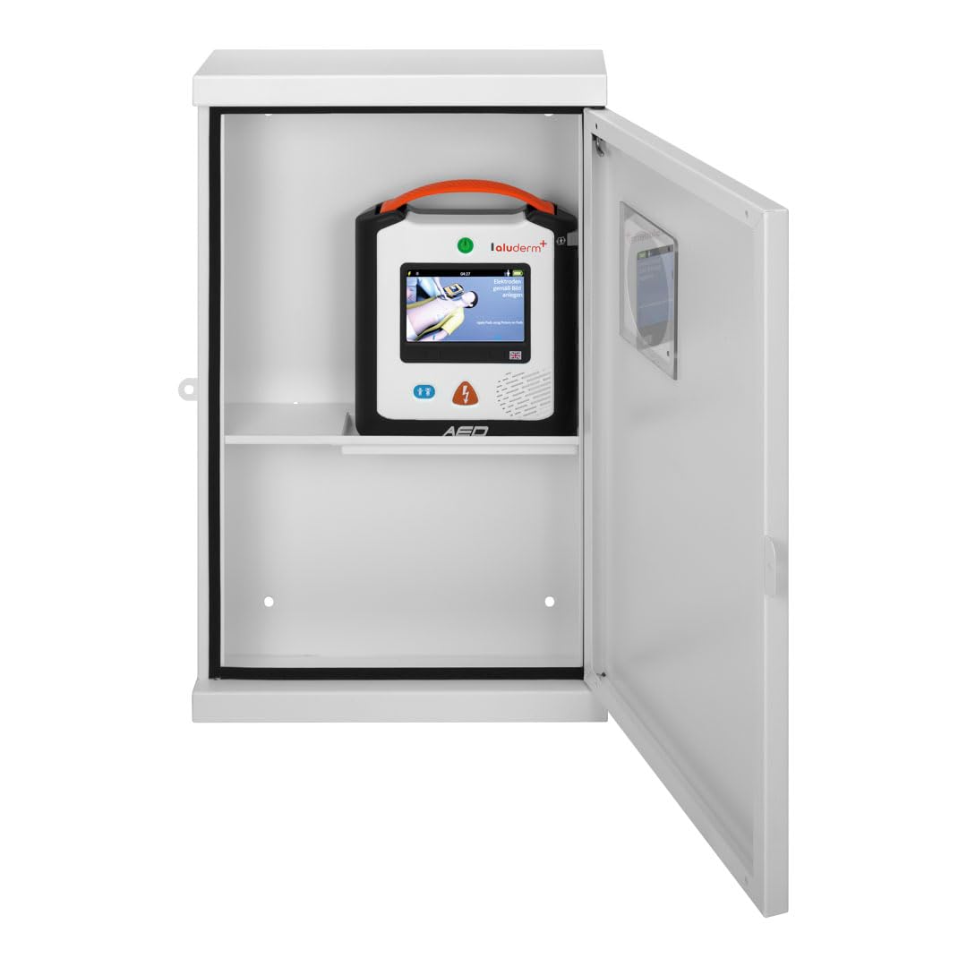AED Defibrillator ALUDERM A1, VIVEST Medical, Halbautomat,MDR,1. Hilfe Set