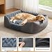 JOEJOY Hundebett Grosse Hunde, Hundekorb Waschbar, 89x63x23cm