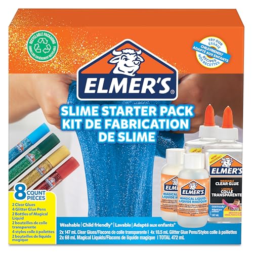 Elmer's Kit di Base per Slime con Colla Trasparente e...